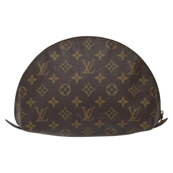 LOUIS VUITTON Monogram Trousse Demi Ronde Cosmetic Pouch - Picture 2 of 15